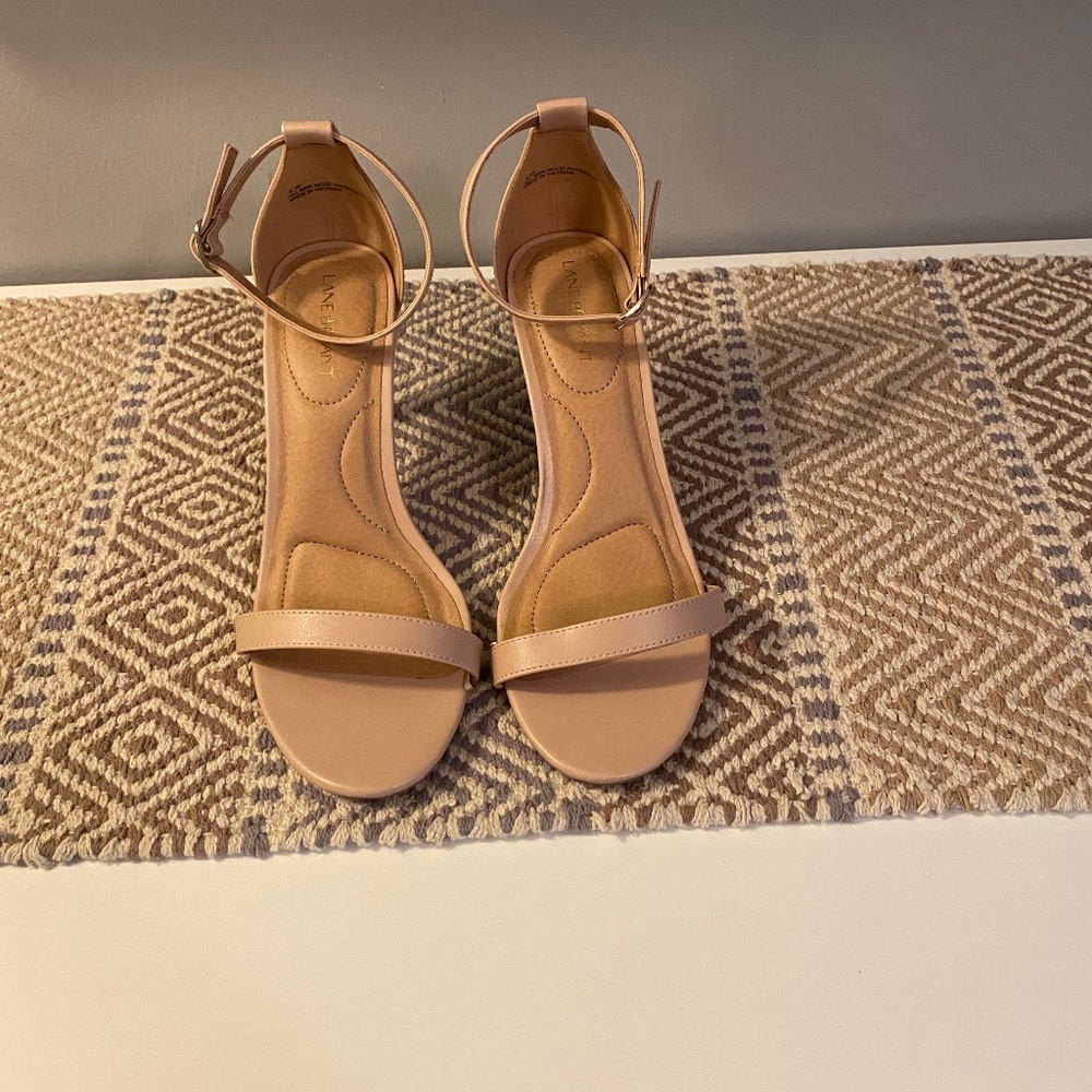 Brand new Lane Bryant Dream Cloud Thin Strap Ankle Heel